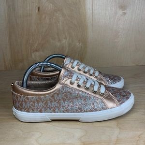 Michael Kors Ima Tinsel-T Rose Gold Sneaker